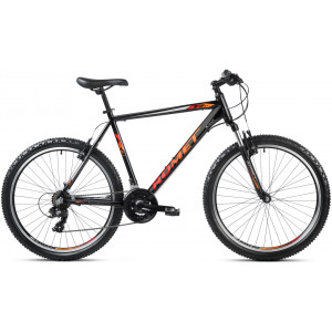 Bicycle Romet Rambler R6.1 26" 2023 black-orange-red
