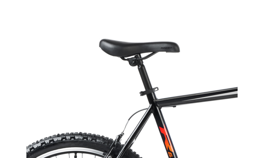 Bicycle Romet Rambler R6.1 26" 2023 black-orange-red - 3