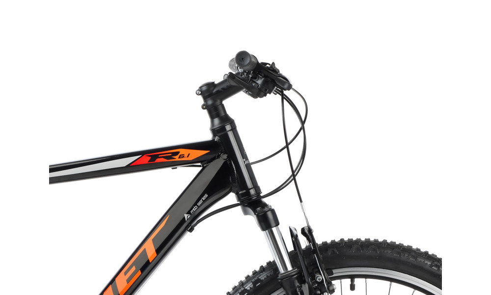 Велосипед Romet Rambler R6.1 26" 2023 black-orange-red - 4