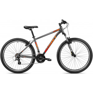 Bicycle Romet Rambler R7.0 27.5" 2023 graphite-silver-red