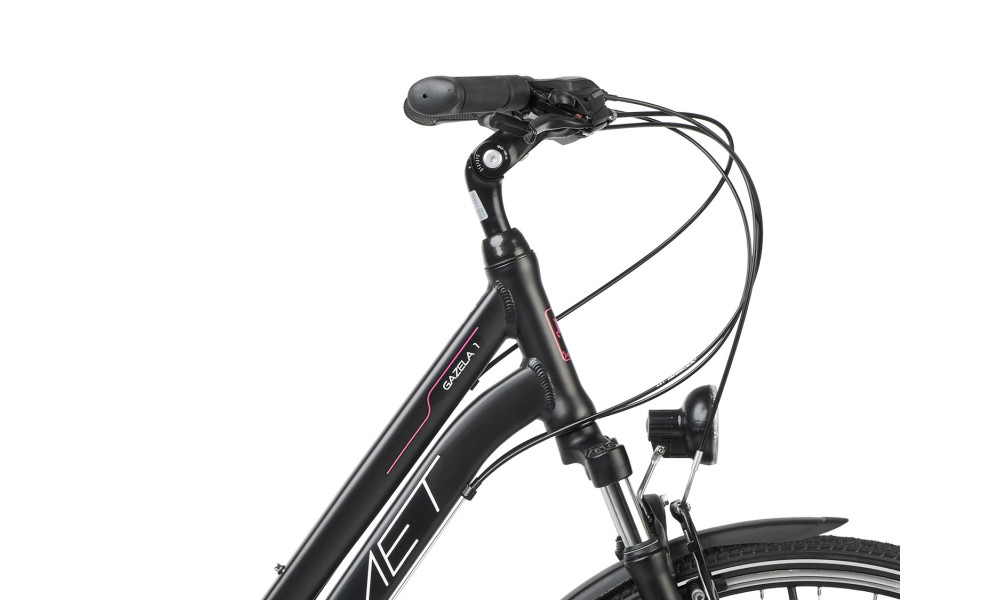 Велосипед Romet Gazela 1 28" 2023 black-pink - 4