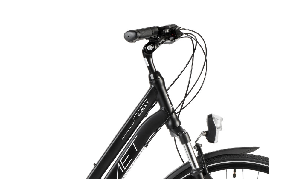 Велосипед Romet Gazela 2 28" 2023 black-white - 4