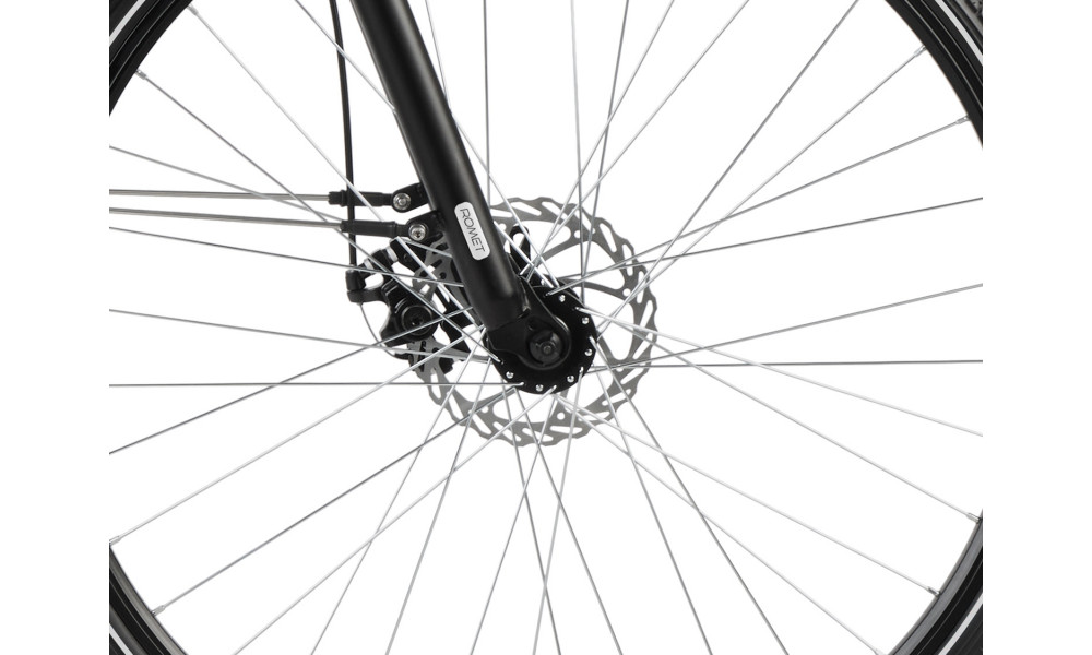 Bicycle Romet Gazela 2 28" 2023 black-white - 5