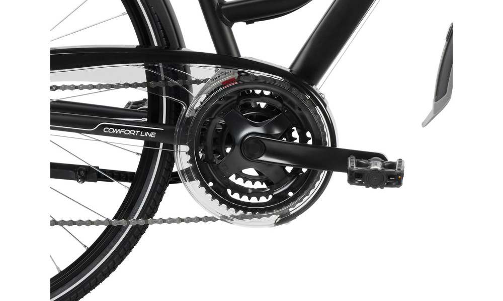 Bicycle Romet Gazela 2 28" 2023 black-white - 6