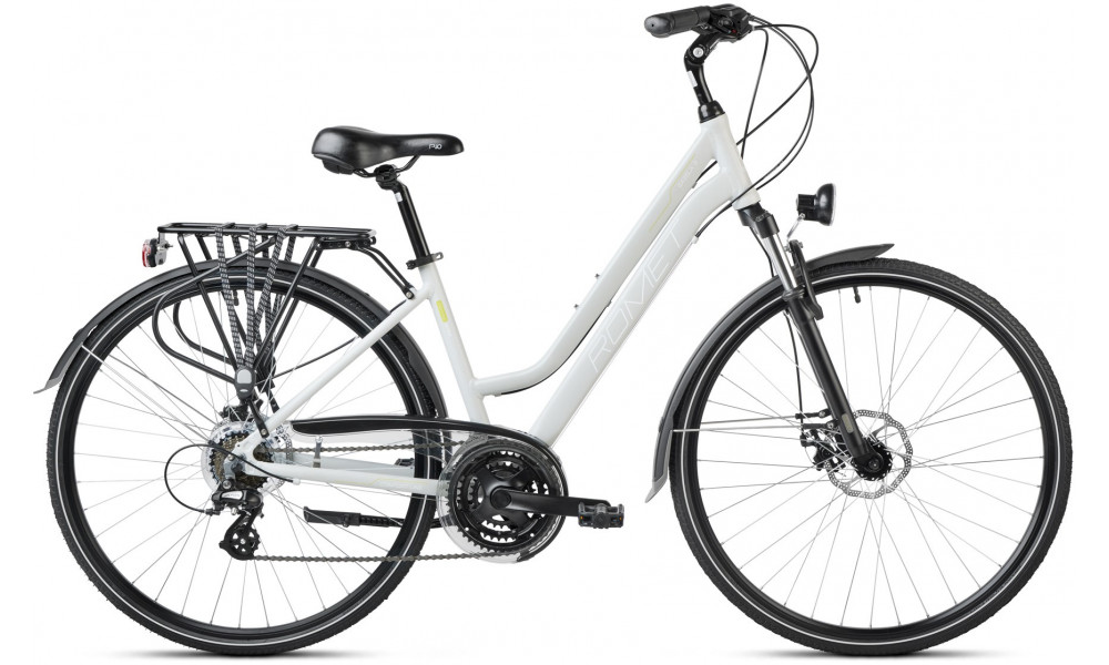 Bicycle Romet Gazela 2 28" 2023 grey-gold - 1