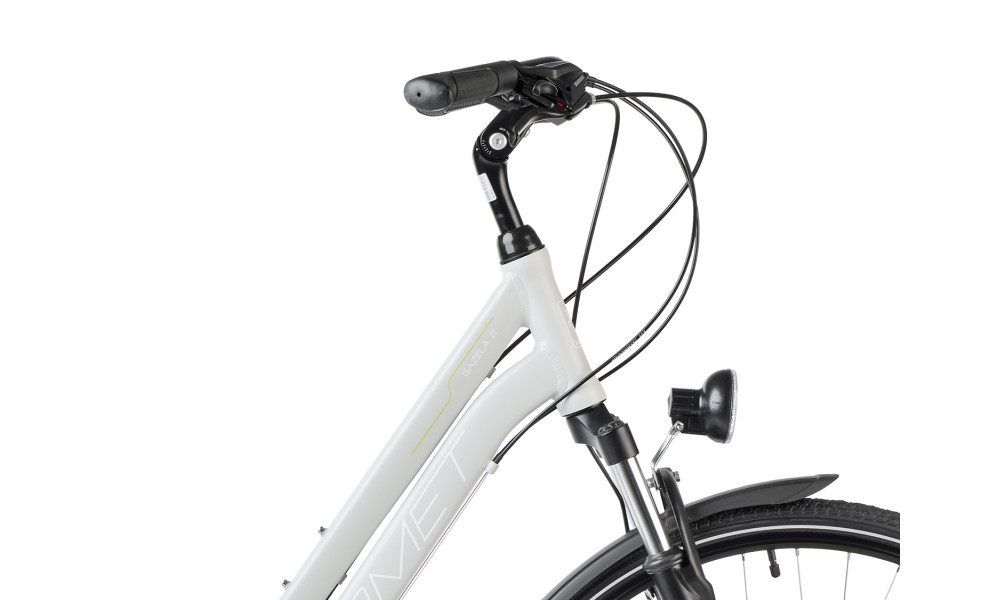 Bicycle Romet Gazela 2 28" 2023 grey-gold - 4