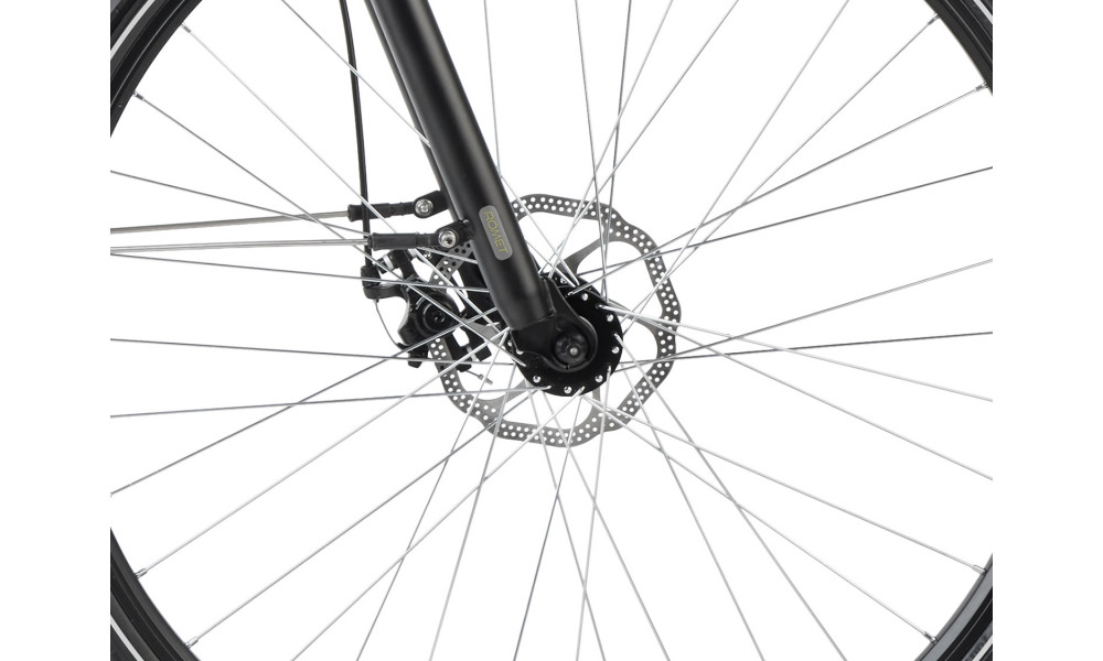 Bicycle Romet Gazela 2 28" 2023 grey-gold - 5