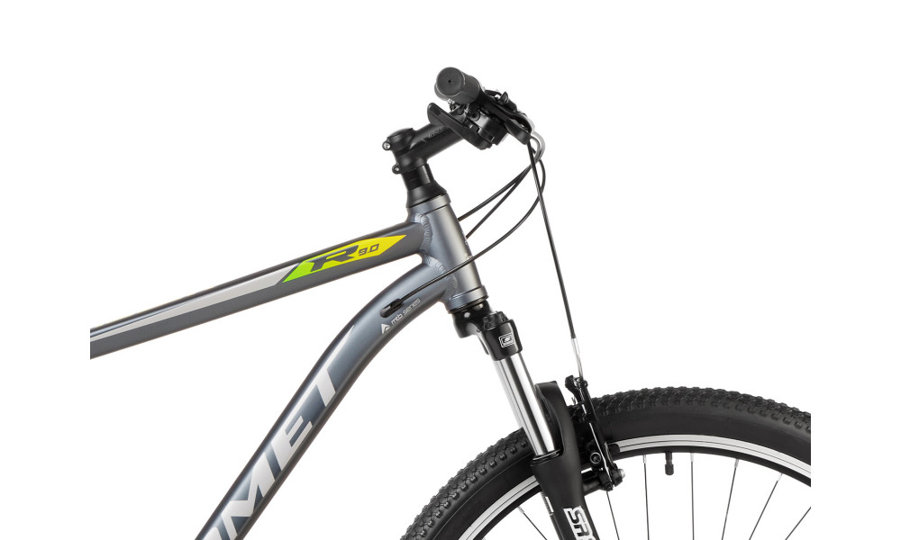Велосипед Romet Rambler R9.0 29" 2023 grey-green-silver - 4