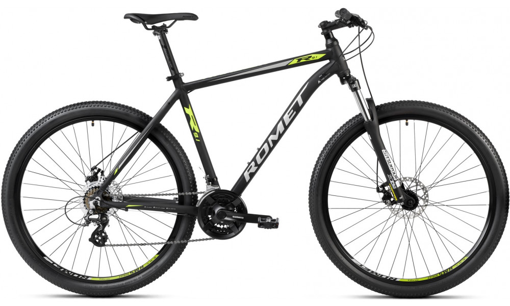 Велосипед Romet Rambler R9.1 29" 2023 black-lemon-grey - 1