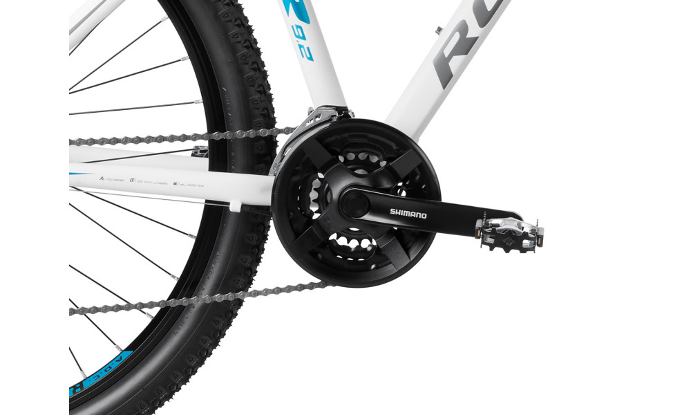 Велосипед Romet Rambler R9.2 29" 2023 white-graphite-turquoise - 6