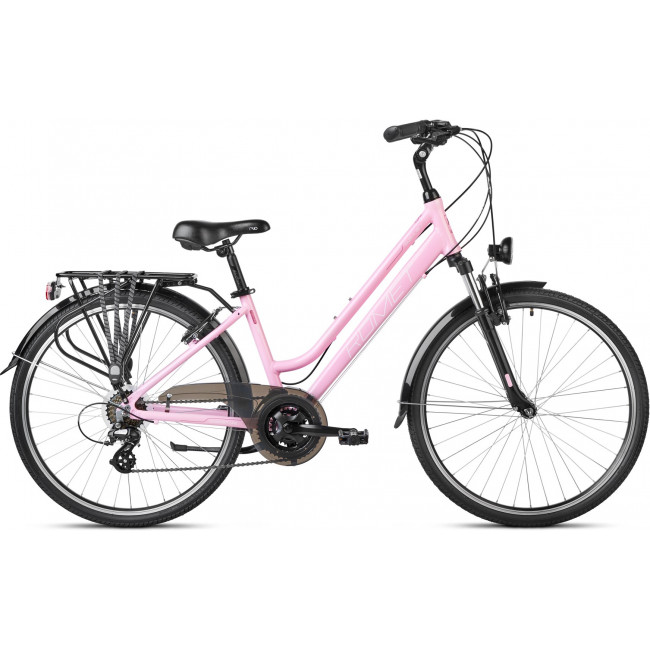 Bicycle Romet Gazela 26 1 2023 pink-white