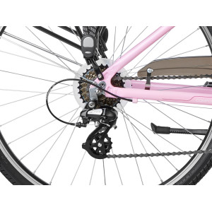 Bicycle Romet Gazela 26 1 2023 pink-white
