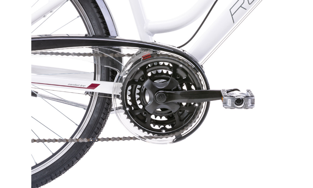 Bicycle Romet Gazela 26 2 2023 white-purple - 3