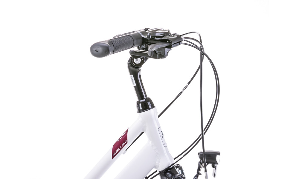 Bicycle Romet Gazela 26 2 2023 white-purple - 5