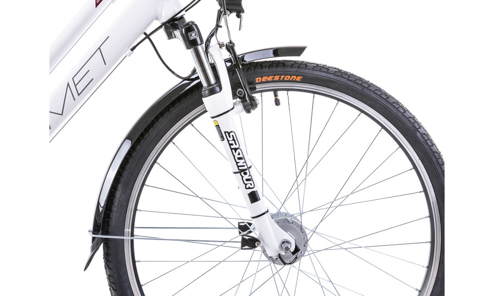 Bicycle Romet Gazela 26 2 2023 white-purple - 7