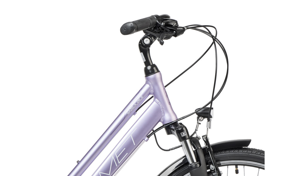 Велосипед Romet Gazela 26 2 2023 violet-white - 5
