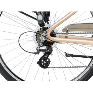 Bicycle Romet Gazela 26 2 2023 gold-white
