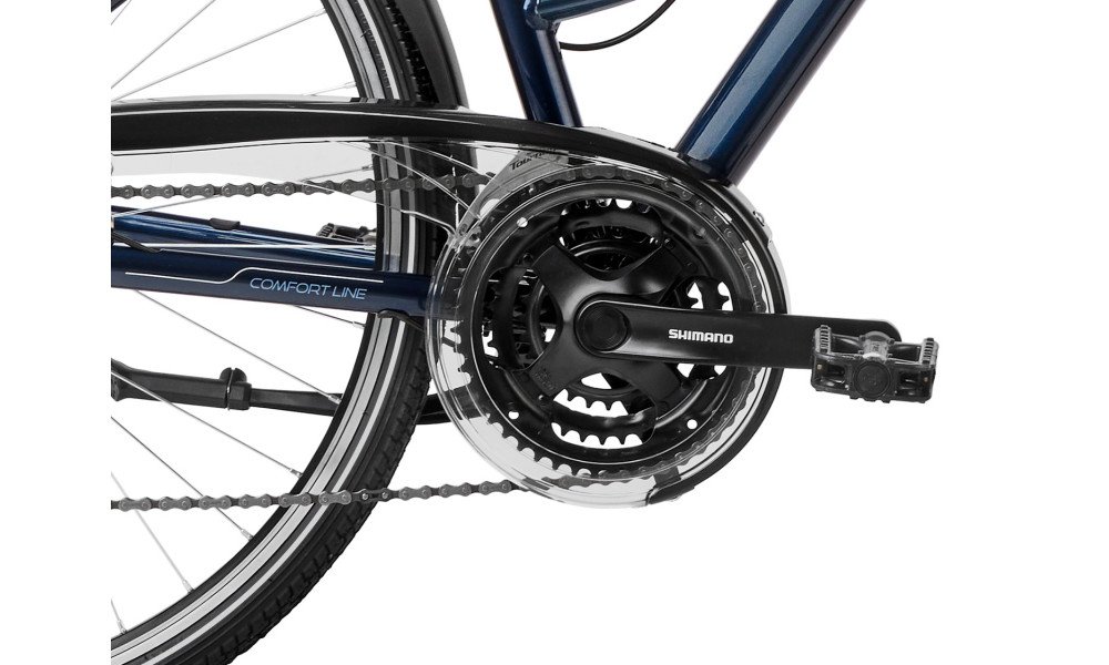 Bicycle Romet Gazela 3 28" 2023 navy blue-sky blue - 6