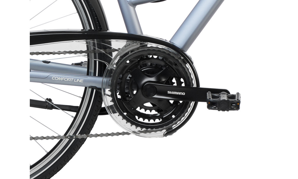 Велосипед Romet Gazela 3 28" 2023 grey-silver - 6