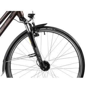 Bicycle Romet Gazela 5 28" 2023 dark brown-grey