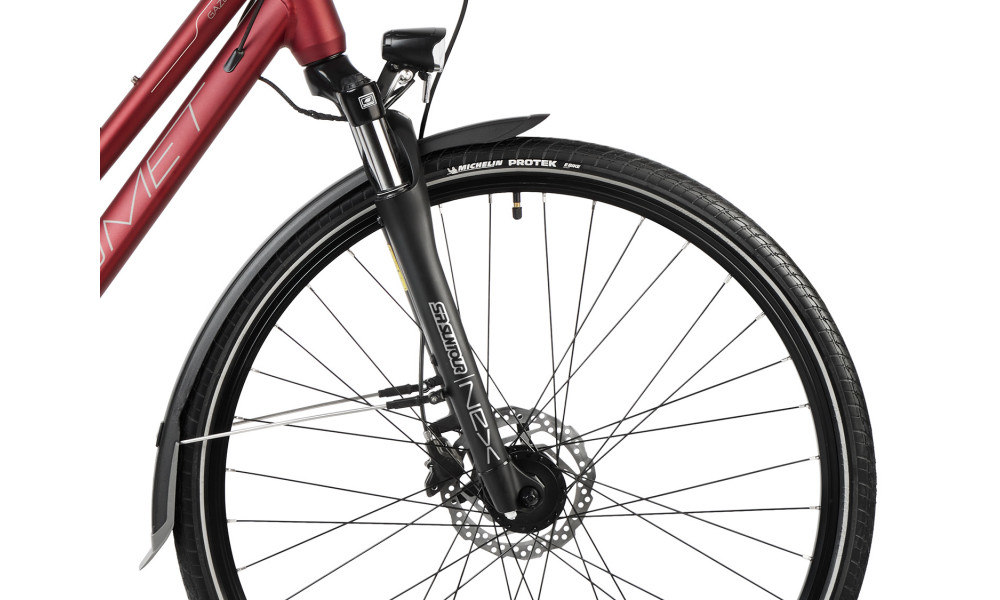 Bicycle Romet Gazela 6 28" 2023 bordo-pink - 2
