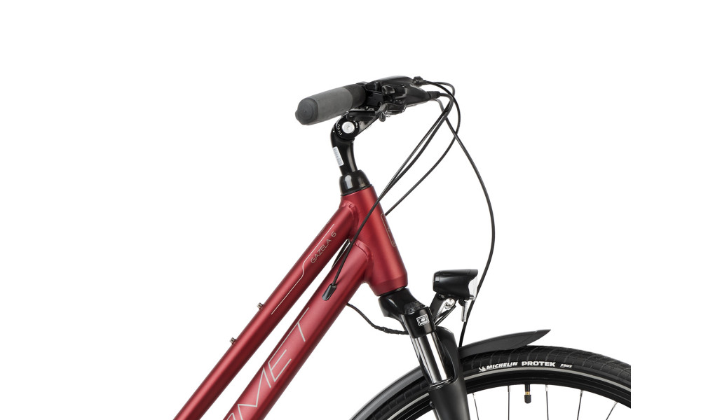 Велосипед Romet Gazela 6 28" 2023 bordo-pink - 4