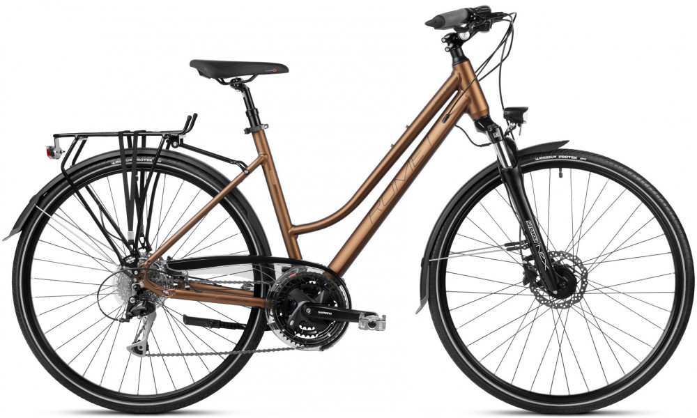 Велосипед Romet Gazela 8 28" 2023 brown-black - 1