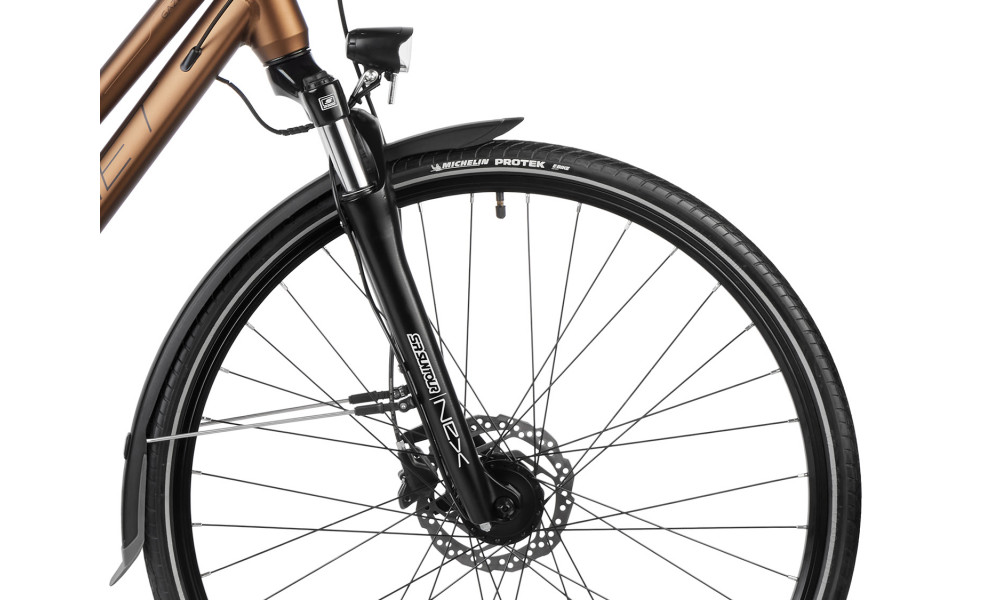 Bicycle Romet Gazela 8 28" 2023 brown-black - 2