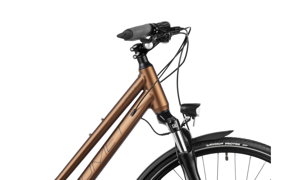 Bicycle Romet Gazela 8 28" 2023 brown-black - 4