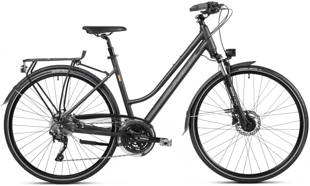 Bicycle Romet Gazela 9 28" 2023 dark brown - 1