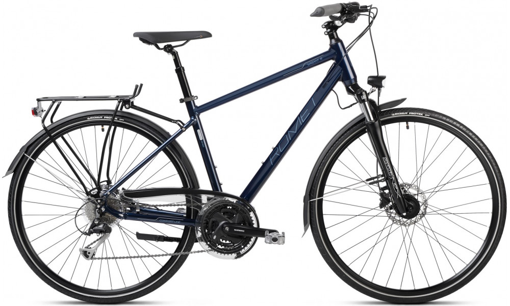 Велосипед Romet Wagant 8 28" 2023 navy blue-sky blue - 1