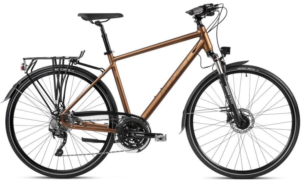 Bicycle Romet Wagant 9 28" 2023 brown-black - 1