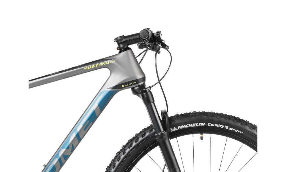 Велосипед Romet Mustang EVO 3 29" 2023 graphite-navy blue - 5