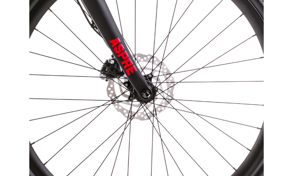 Велосипед Romet Aspre 2 LTD 2023 black-red - 5