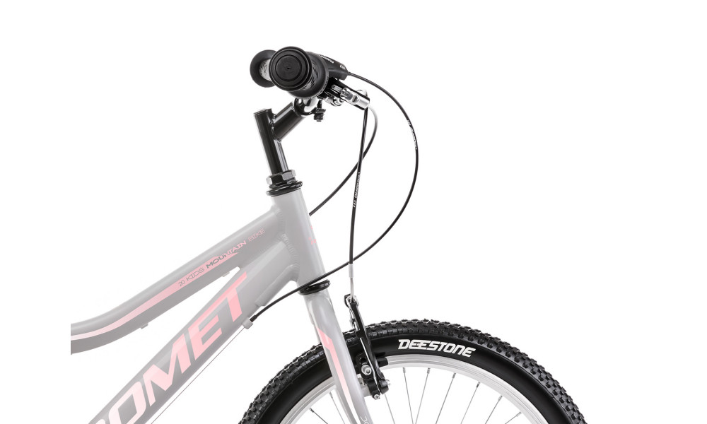 Велосипед Romet Jolene 20 KID 1 Alu 2023 grey-pink - 4