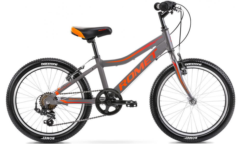 Велосипед Romet Rambler KID 1 20" Alu 2023 graphite-red-orange - 1