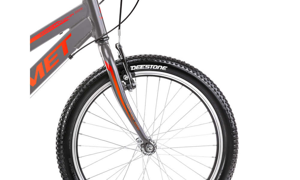 Велосипед Romet Rambler KID 1 20" Alu 2023 graphite-red-orange - 4