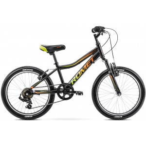 Велосипед Romet Rambler KID 2 20" Alu 2023 black-orange-green