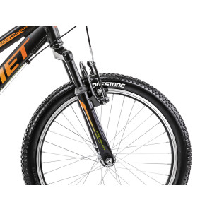 Bicycle Romet Rambler KID 2 20" Alu 2023 black-orange-green