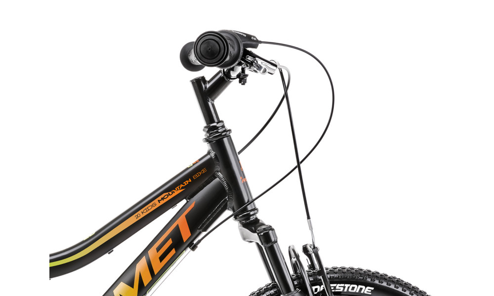 Велосипед Romet Rambler KID 2 20" Alu 2023 black-orange-green - 4