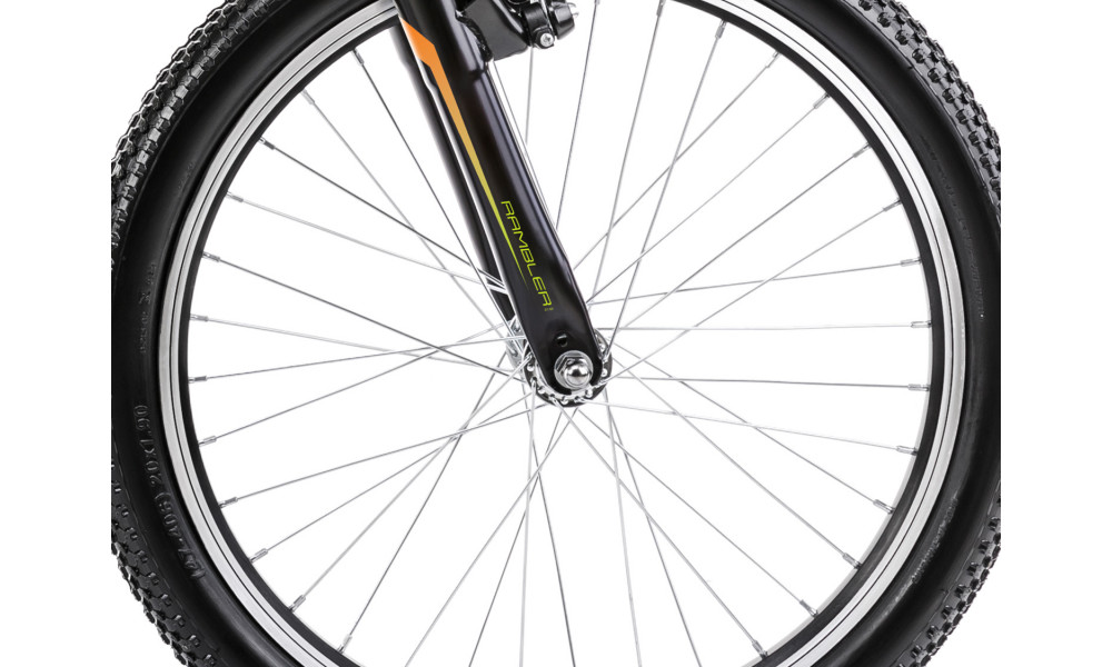 Велосипед Romet Rambler KID 2 20" Alu 2023 black-orange-green - 5