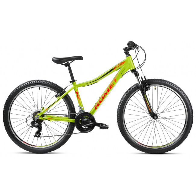 Велосипед Romet Rambler R6.0 JR 26" 2023 lemon-black-red