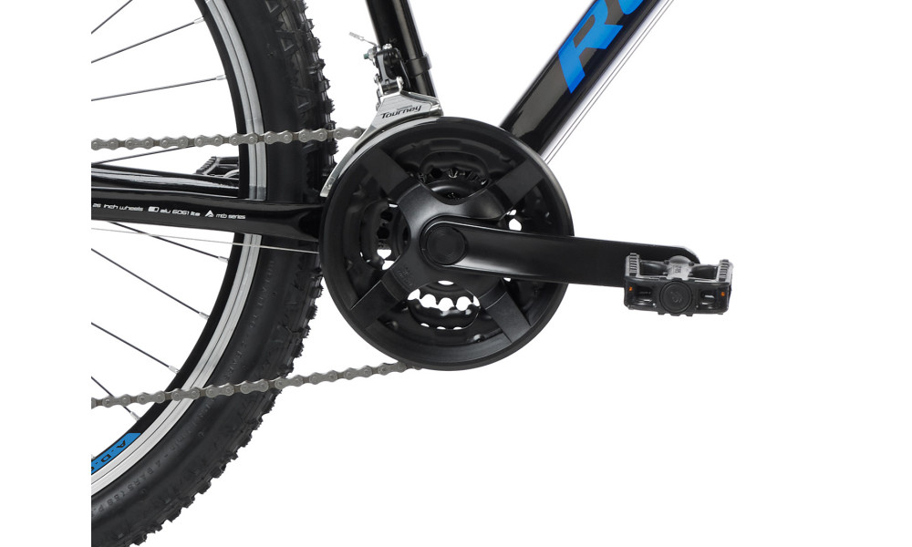 Bicycle Romet Rambler R6.1 JR 26" 2023 black-blue-silver - 6