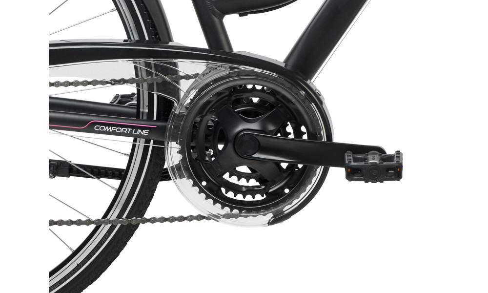 Bicycle Romet Gazela 1 28" 2023 black-pink - 6