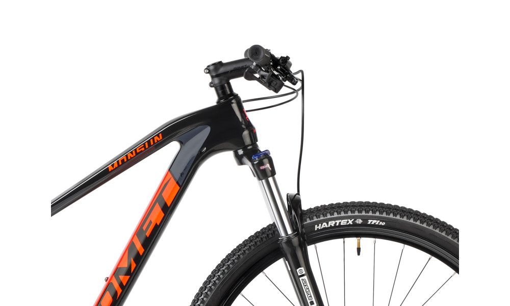 Велосипед Romet Monsun LTD Carbon 29" 2022 black-red - 4