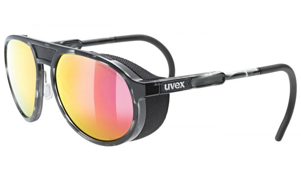 Glasses Uvex mtn classic P black tortoise / mirror pink - 1