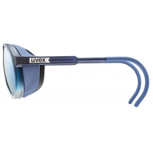 Glasses Uvex mtn classic P blue matt fade / mirror blue