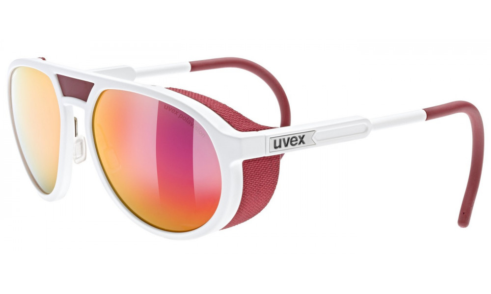 Очки Uvex mtn classic P white matt / mirror red - 1