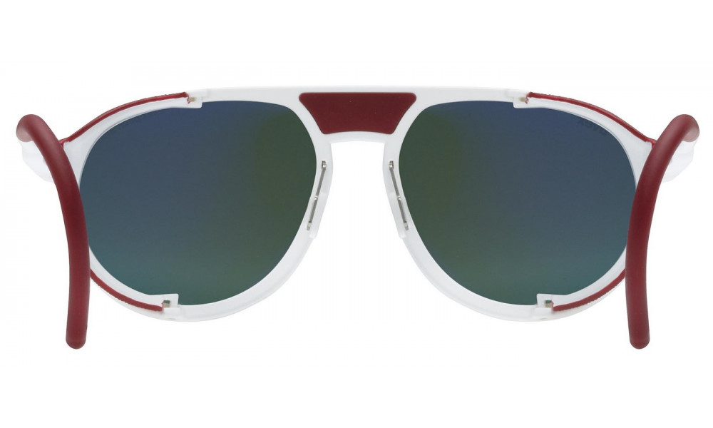 Glasses Uvex mtn classic P white matt / mirror red - 4