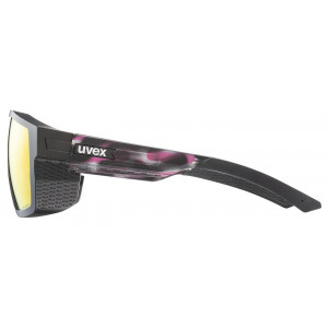 Glasses Uvex mtn style P black-pink tortoise matt / matt pink